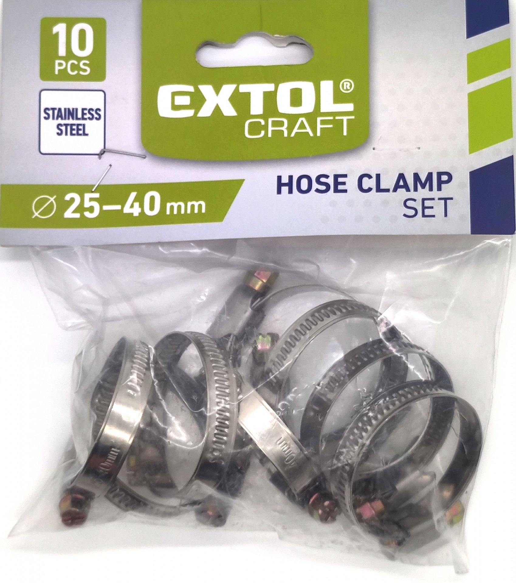 Extol Craft Csőbilincs horgonyzott; 25-40mm; 10db/cs termék fő termékképe