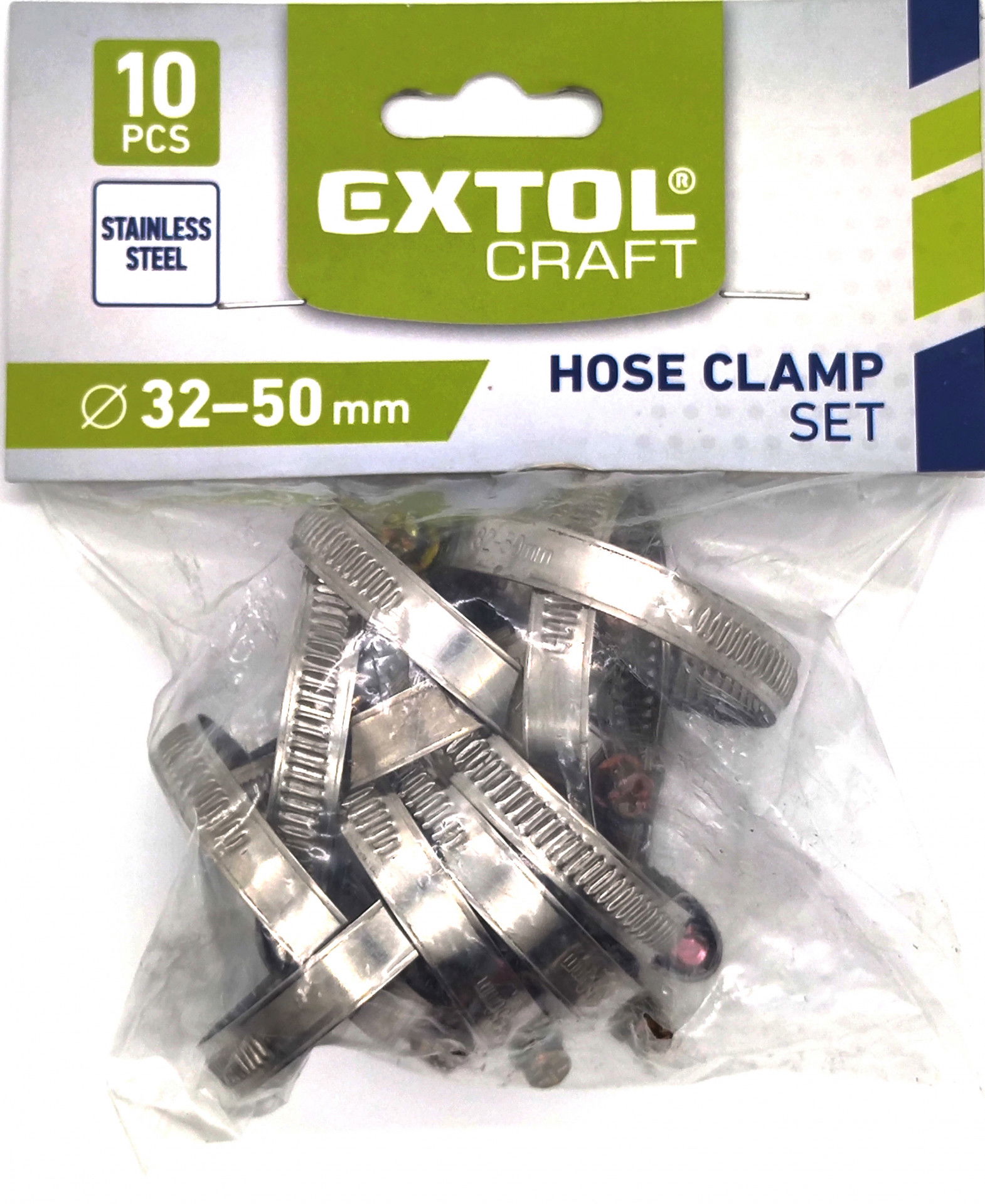 Extol Craft Csőbilincs horgonyzott; 32-50mm; 10db/cs termék fő termékképe
