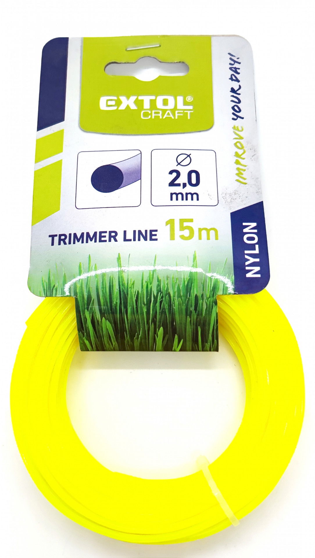 Extol Craft Damil szegélynyíróhoz D2,0mm 15m termék fő termékképe