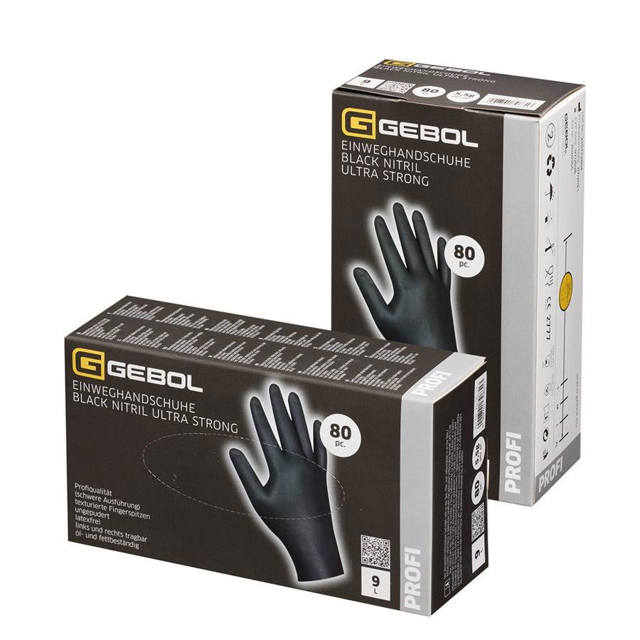 Gebol egyszerhasználatos, nitril kesztyű, púder nélkül, 80 db-os termék fő termékképe