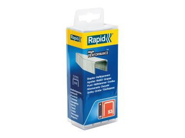 Rapid Tűzőkapocs acél 53 14mm műanyag doboz 1 cs.=5000 db. 1201178 termék fő termékképe