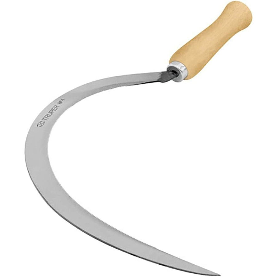 Truper Tuper Sarló, 46cm hosszú kovácsolt penge, recés él 15121 termék fő termékképe