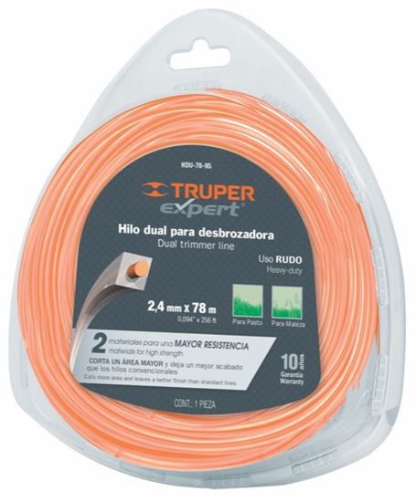 Truper Damil dobon 2,4mmx78m HDU-78-95 15965 termék fő termékképe