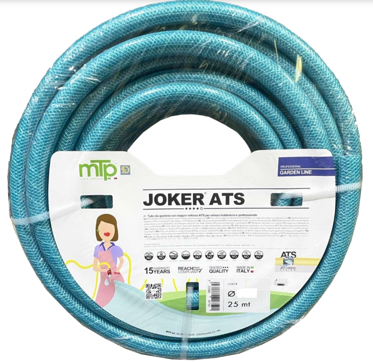 JOKER ATS Locsoló tömlő 1/2"x25m 4 rétegű 120g/m QT3VSZBW termék fő termékképe