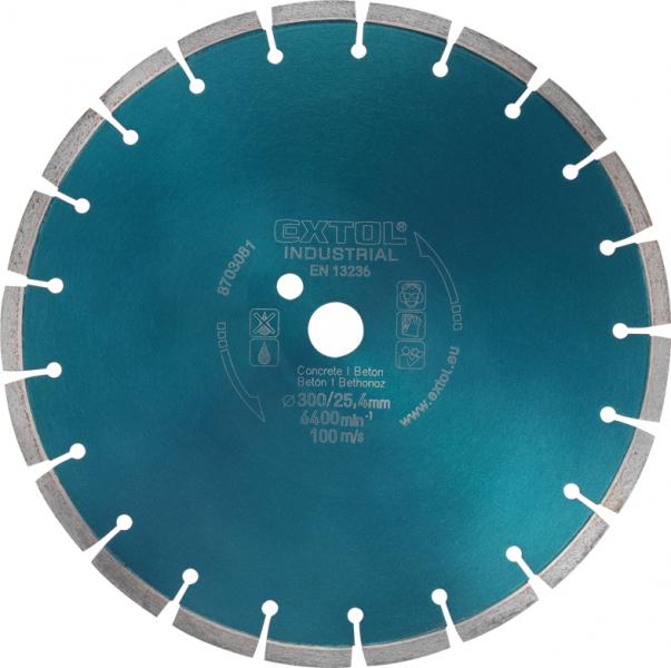 Extol Industrial  gyémántvágó 350×25,4mm 8703082 termék fő termékképe