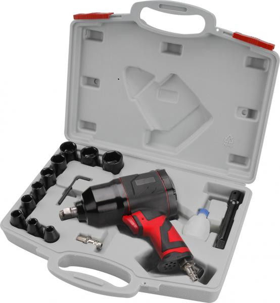 Extol Premium Légkulcs klt., 15 db, 1/2", dugófejek (10 db: 9-27mm) termék fő termékképe