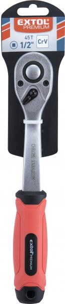 Extol Premium racsnis hajtókar, 45 fog, 1/2", 253 mm termék fő termékképe