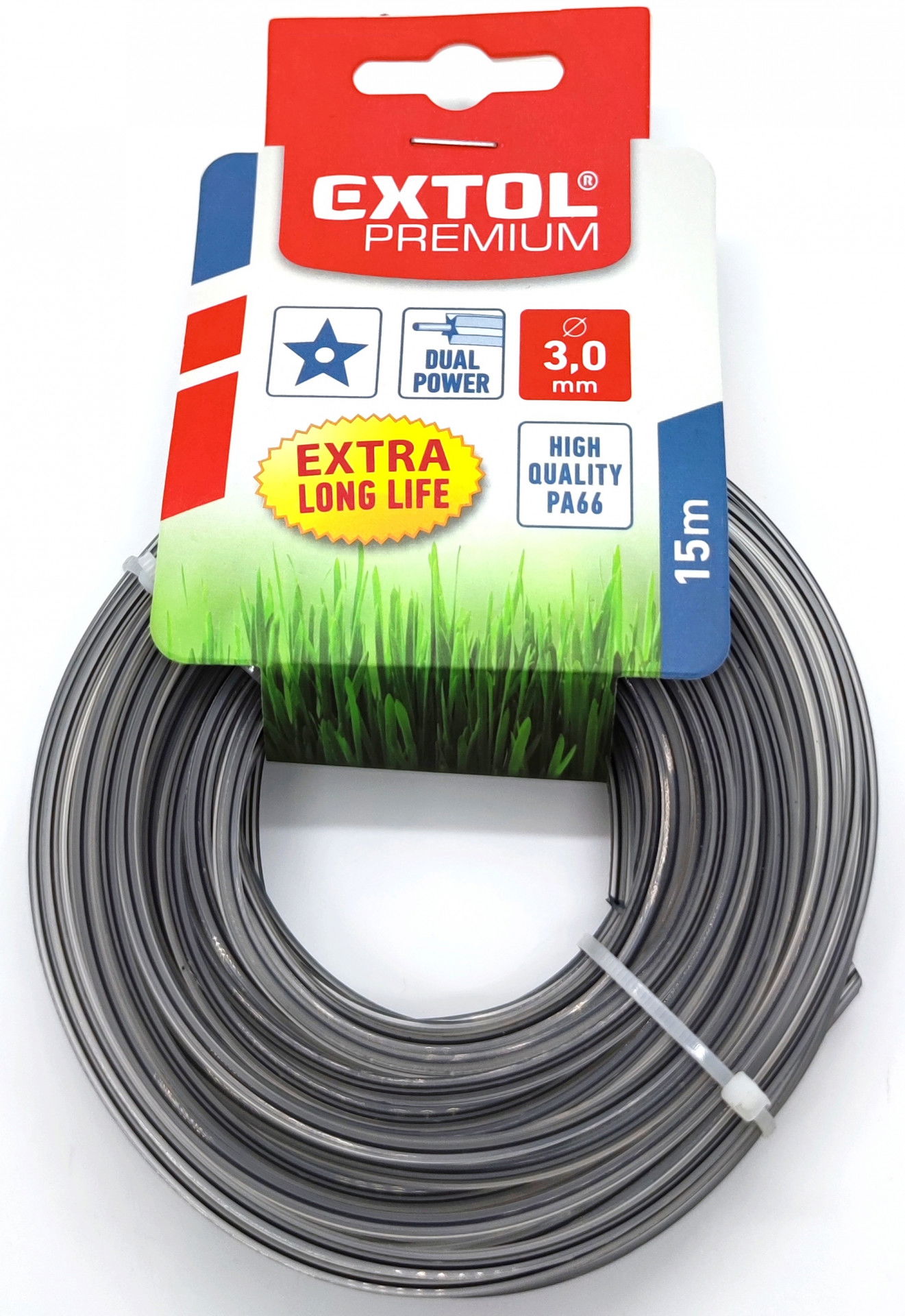 Extol Premium damil szegélynyíró géphez D3,0 mm 15m termék fő termékképe