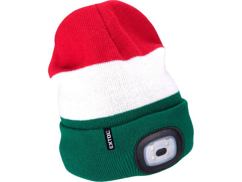 Extol Light kötött sapka, LED lámpával, USB töltés termék fő termékképe