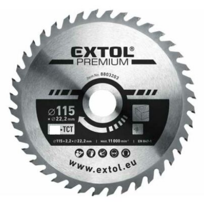 Extol Premium körfűrészlap keményfémlapkás 115cm T24 8803202 termék fő termékképe