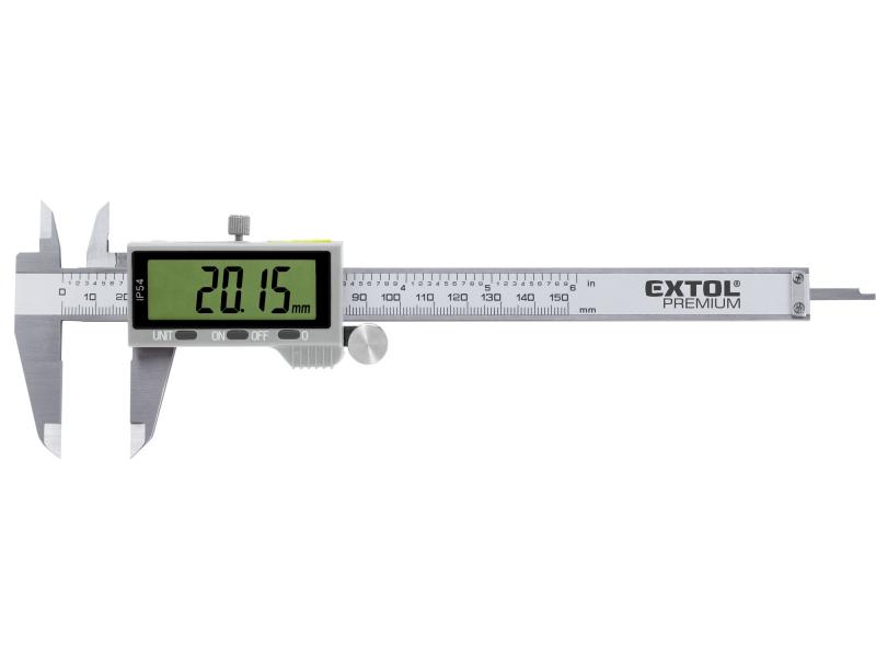 Extol Premium Digitális tolómérő 0,01×150mm 8825221 termék fő termékképe