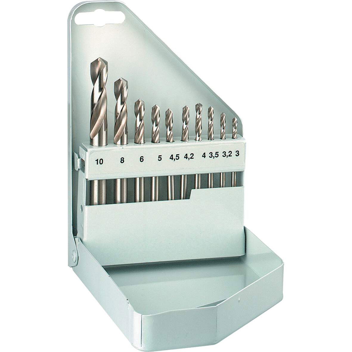 Alpen Csigafúró készlet KM PZ 10 HSS 10 részes, Eco, 3,0-10,0mm 1176952 termék fő termékképe