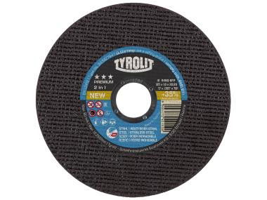 Tyrolit Vágótárcsa Premium. 2 az 1-ben 41F A60Q-BFP 115x1x22,23 mm 1246627 termék fő termékképe