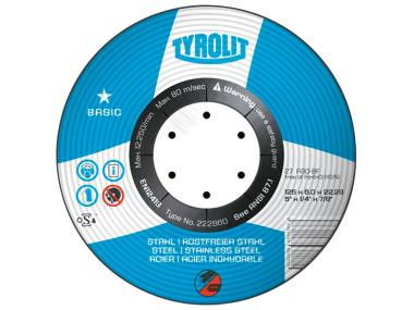 Tyrolit Csiszolótárcsa Basic INOX 27 A30-BF 178x6x22,23mm 1138304 termék fő termékképe