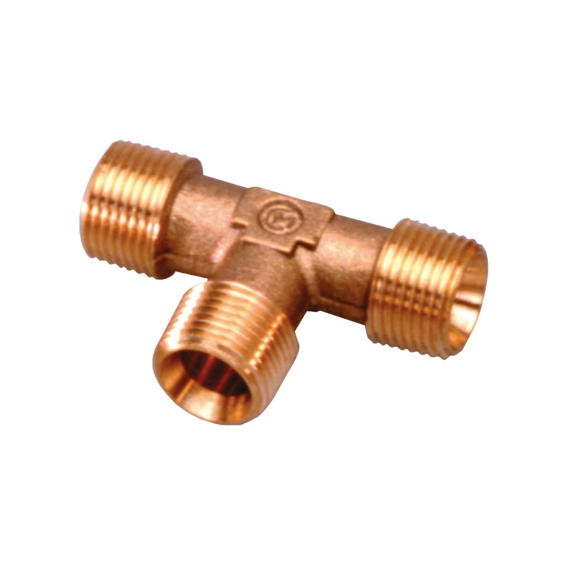Profi Air T-elem külső menetes réz 1/4" 1107623 termék fő termékképe