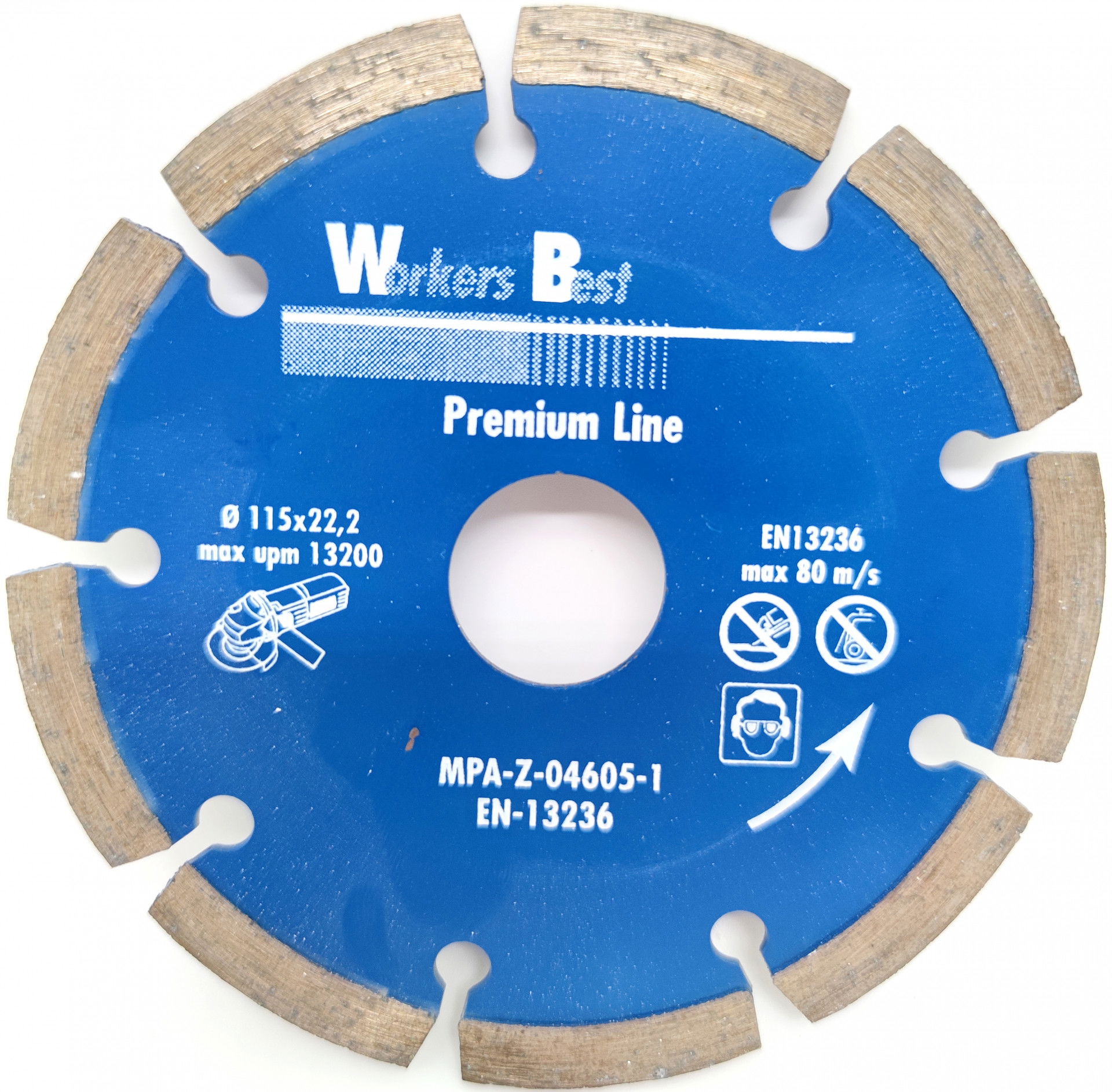 Workers Best Gyémánt vágótárcsa Premium DM 115mm termék fő termékképe