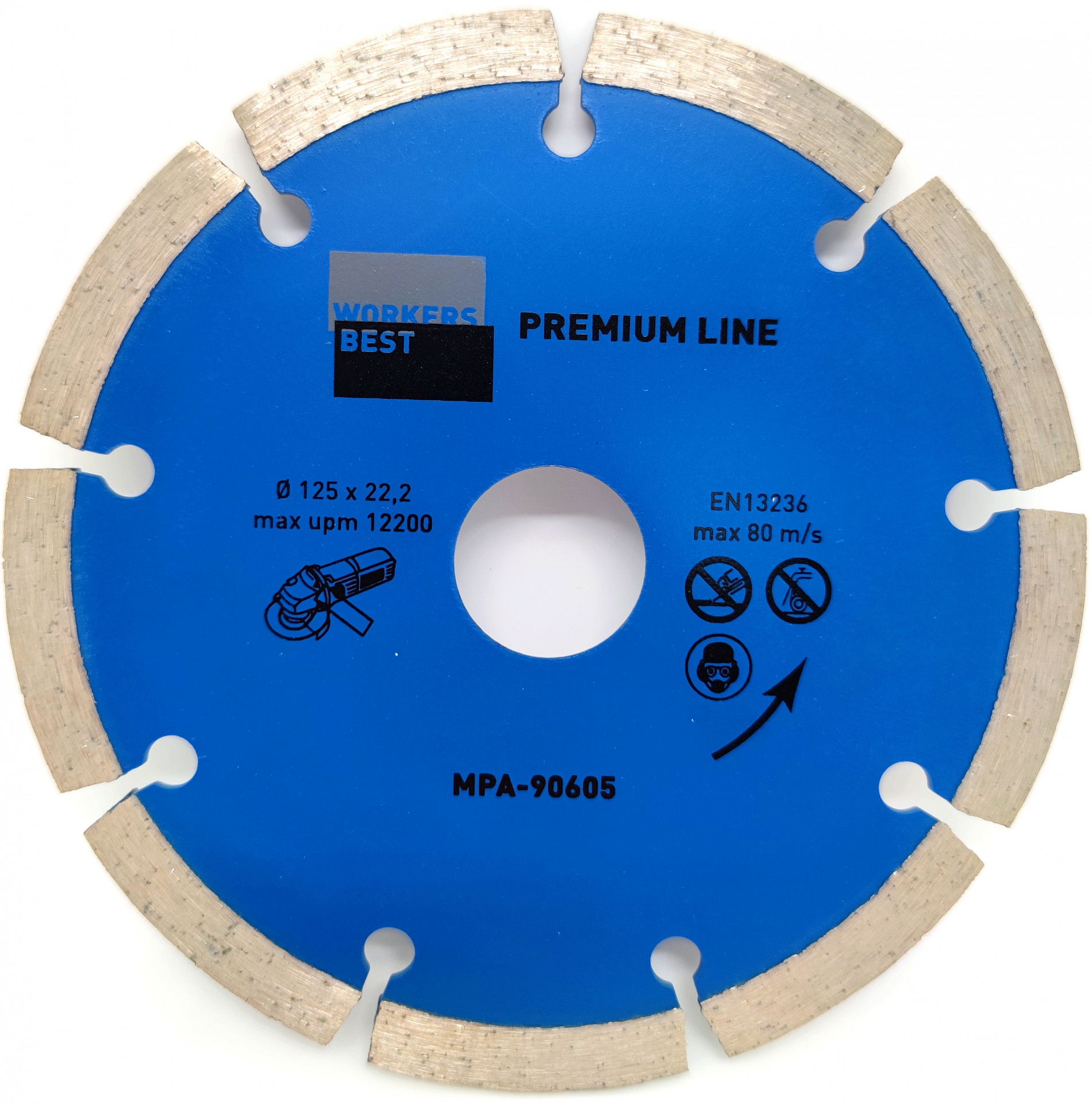 Workers Best Gyémánt vágótárcsa Premium DM 125mm termék fő termékképe