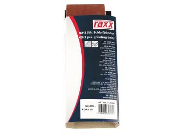 Raxx Csiszolószalag 75x457mm K 60 3 db/cs. 1135975 termék fő termékképe