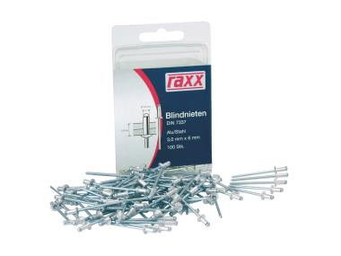 Raxx Popszegecs acél 4,0x10mm 1 cs.=100 db. 1178461 termék fő termékképe