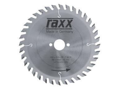 Raxx Kézi körfűrészlap sűrű fog. 150x2,6x20 Z36 W 1205019 termék fő termékképe