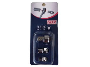 Raxx Adapter-klt. 3 részes 1/4",3/8",1/2" 1256995 termék fő termékképe