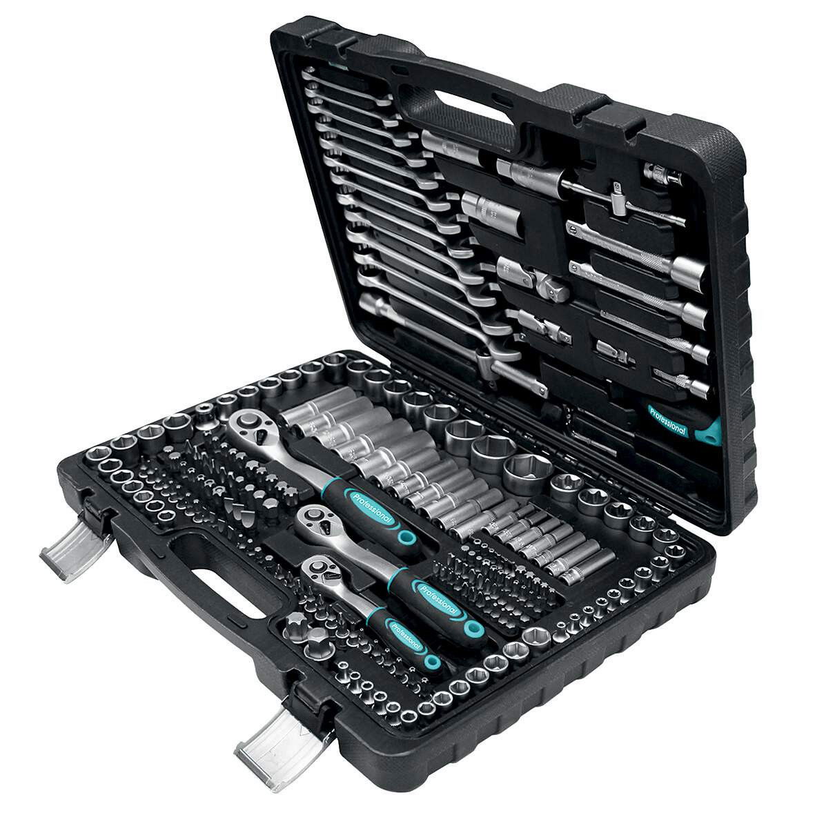 Gr-Tools Dugókulcs készlet 1/4", 3/8", 1/2", 216 részes 1272330 termék fő termékképe