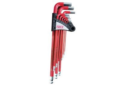 Raxx Derékszögű kulcs 9 részes 1,5-10mm 1289145 termék fő termékképe