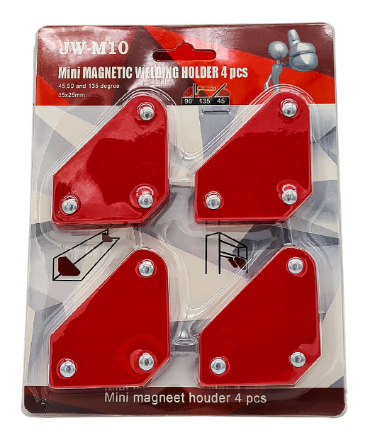 Alfaweld Mágnes szögbeállító mini 2" szett 4db-os 45°-90°-135° JWM10 termék fő termékképe