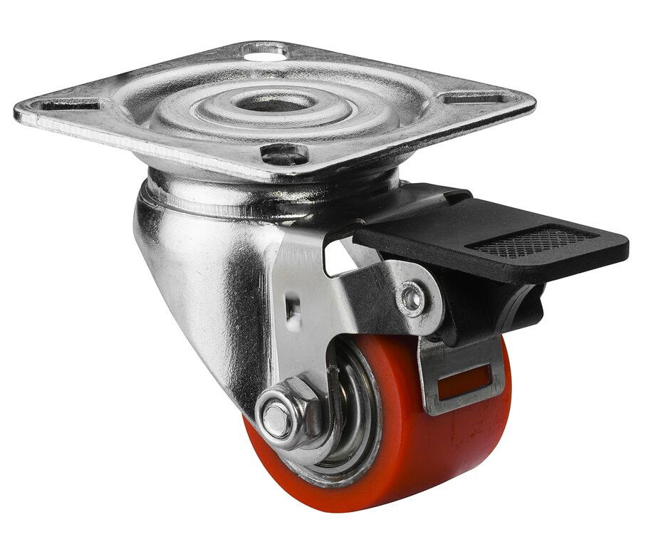 BS-Rollen Mini tekercs forgó görgő fékkel A620.C10.035 termék fő termékképe