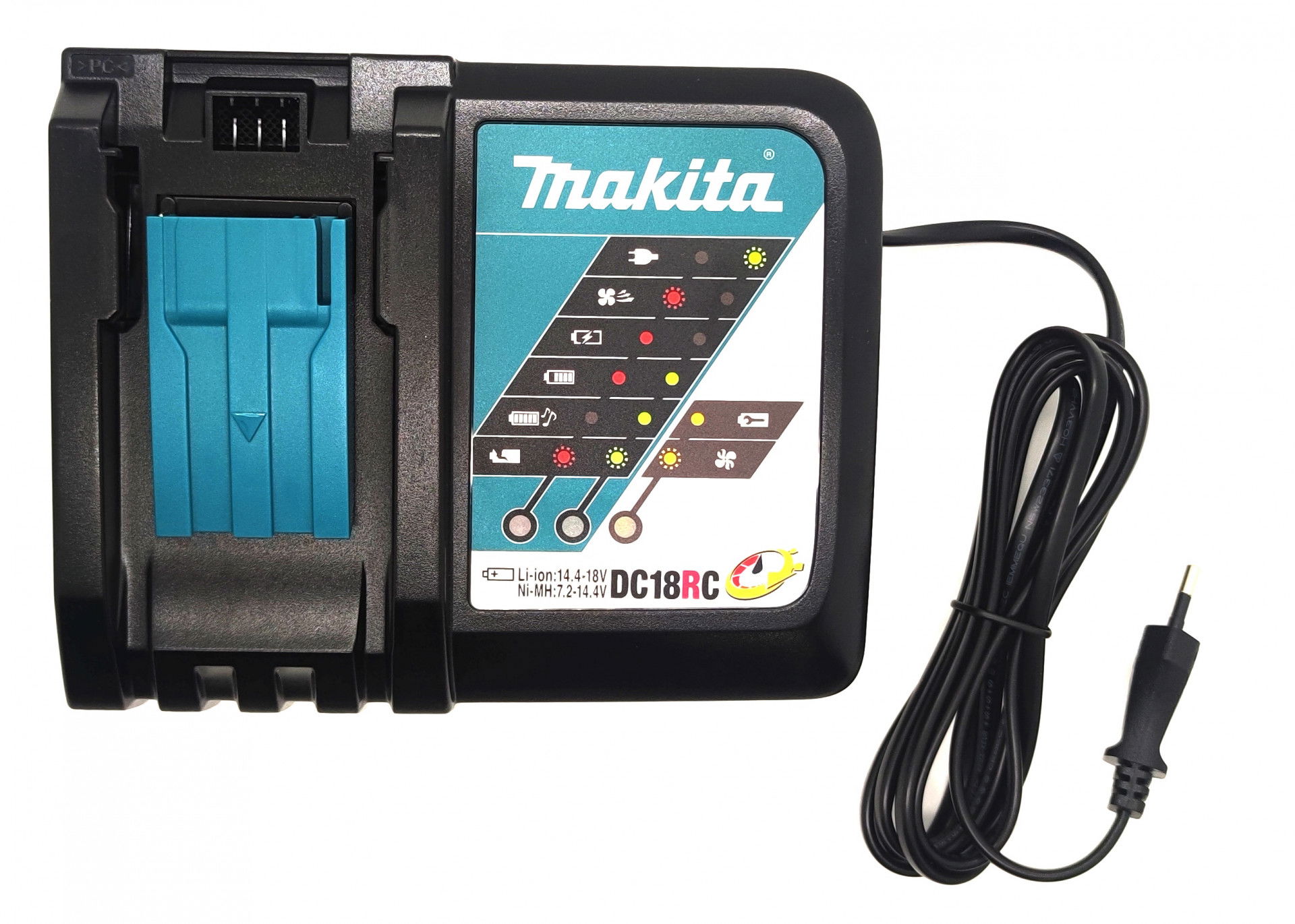 Makita Akkumulátor töltő 14,4V-18V DC18RC szimpla 1955842 termék fő termékképe