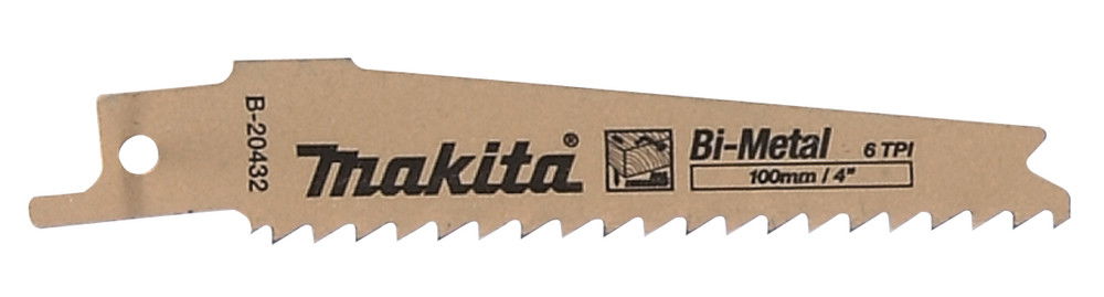 Makita bimetál orrfűrészlap 100mm 5db/csomag B-20432 termék fő termékképe