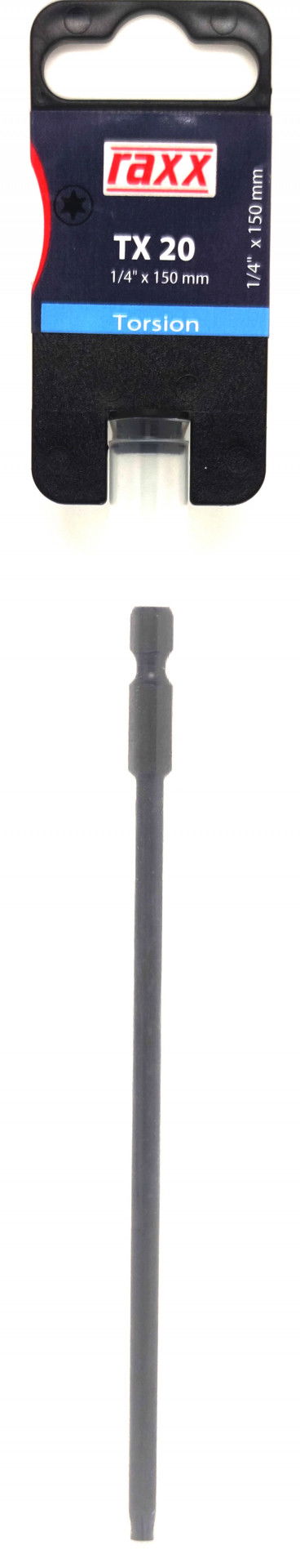 Raxx Bit TX 20 1/4" 150mm Torsion termék fő termékképe