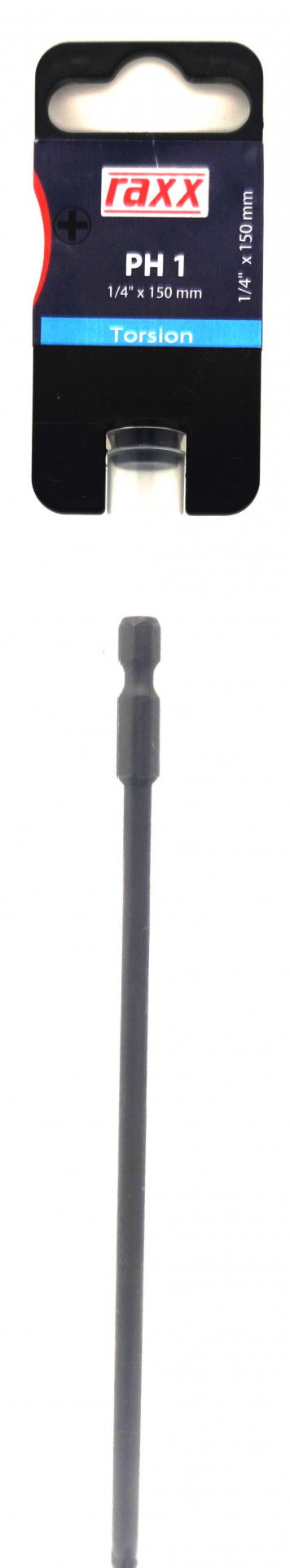 Raxx Bit PH1 1/4" 150mm Torsion termék fő termékképe