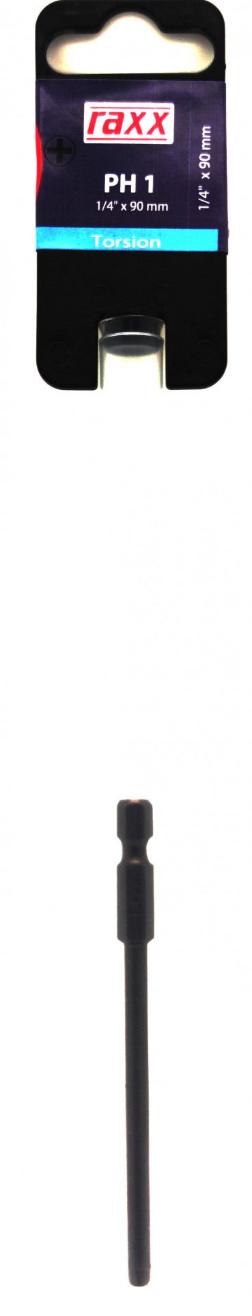 Raxx Bit PH1 1/4" 90mm Torsion 1237246 termék fő termékképe