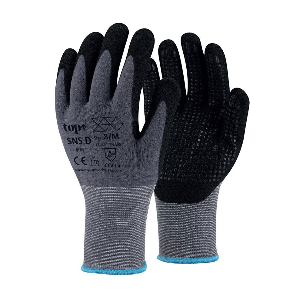 TOP SNS, homokszemcsés, nitrill habba mártott védőkesztyű termék fő termékképe