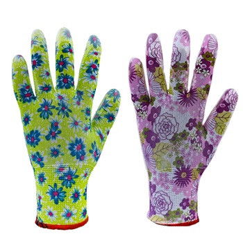Top PU Flower mártott védőkesztyű termék fő termékképe