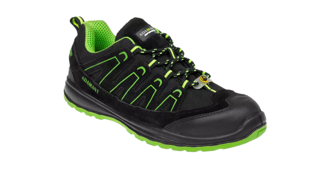 Adamant alegro S1P ESD Félcipő fekete/zöld termék fő termékképe