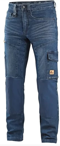 CXS Albi kék strech farmernadrág cordura erősítéssel termék fő termékképe