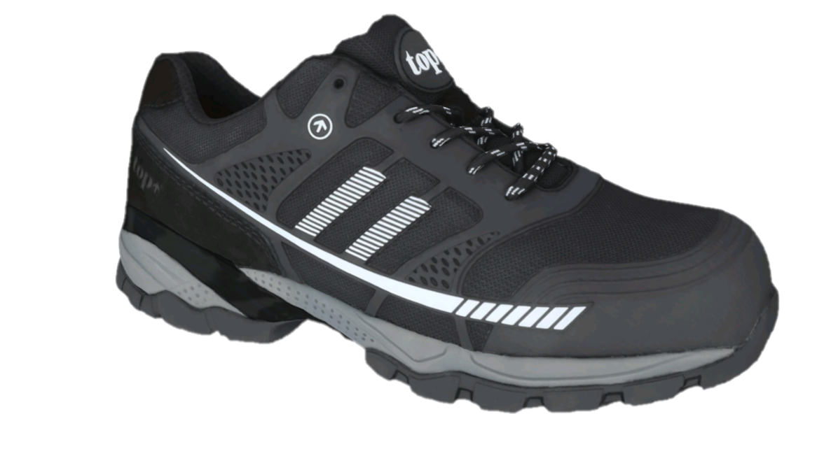 Top Ice Black S1P SRC kompozit orrmerevítő,fekete védőfélcipő termék fő termékképe