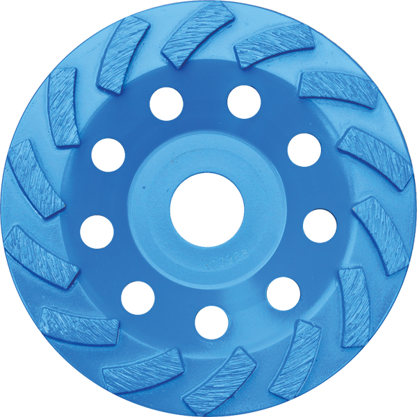 Diatech CCW-ECO 125x22,2x5,5 mm turbó gyémánt csiszolótárcsa, kék CCW125-ECO-T termék fő termékképe