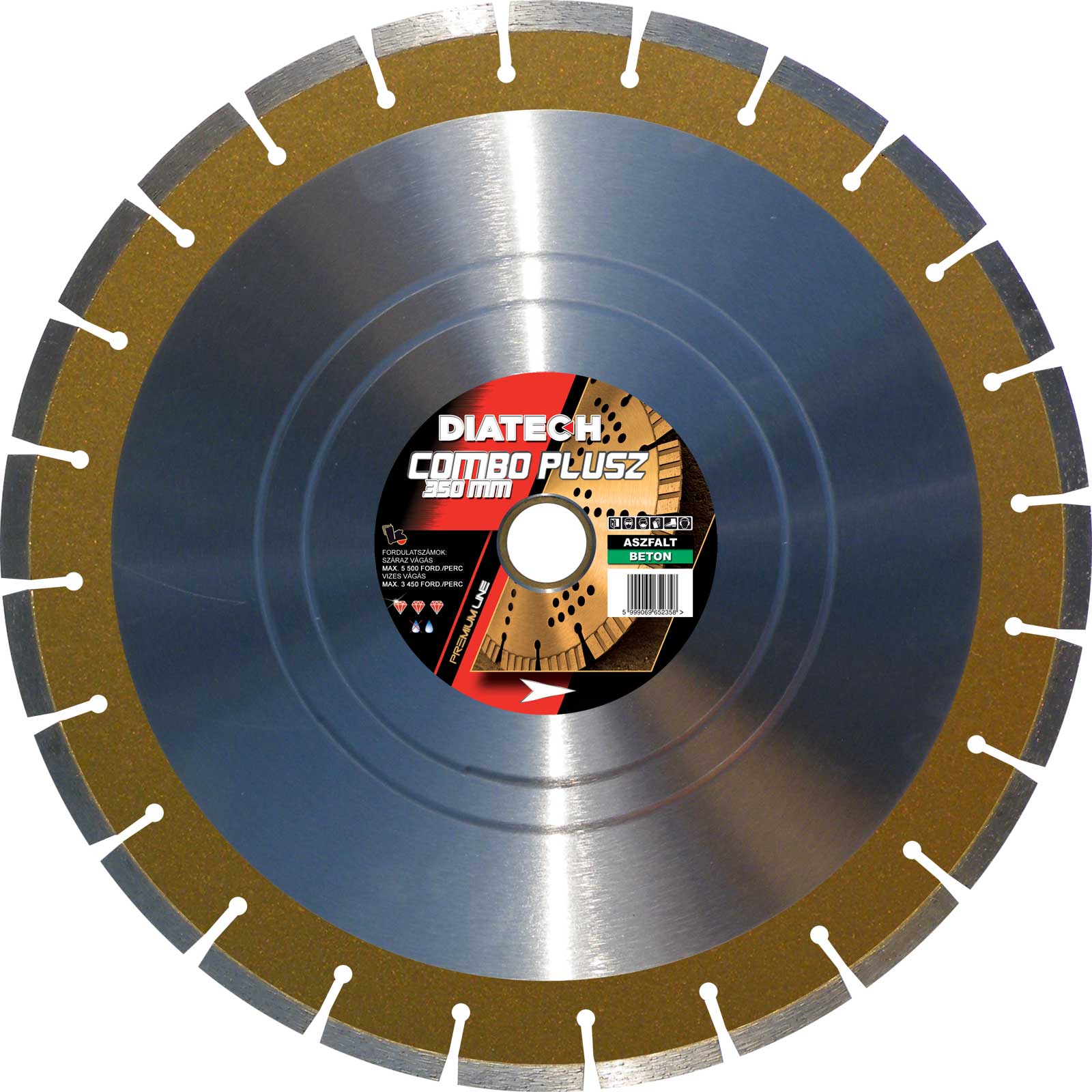 Diatech Combo Plus 450MM vátótárcsa 450X3,2X12X30/25,4MM termék fő termékképe