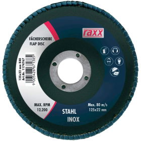 Raxx Legyezőtárcsa 125x22mm k120 1174771 termék fő termékképe