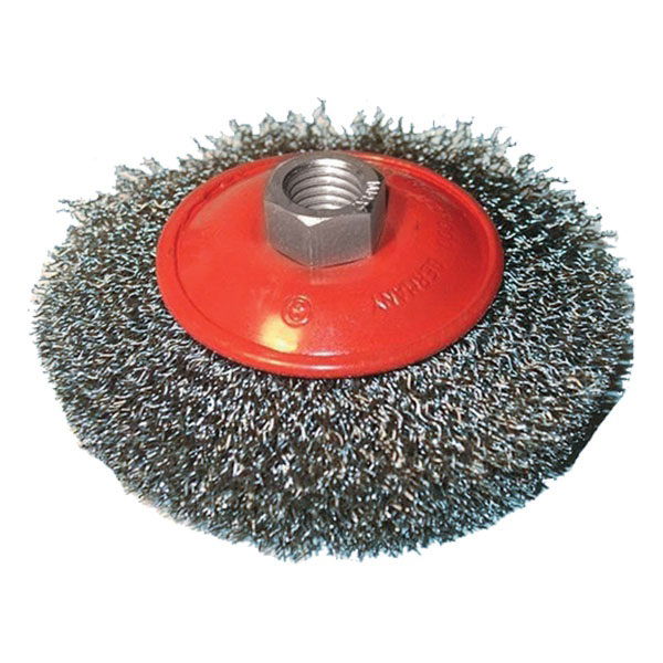 Extol Craft Drótcsiszoló körkefe kúpos,hullámos szálú 17006 termék fő termékképe