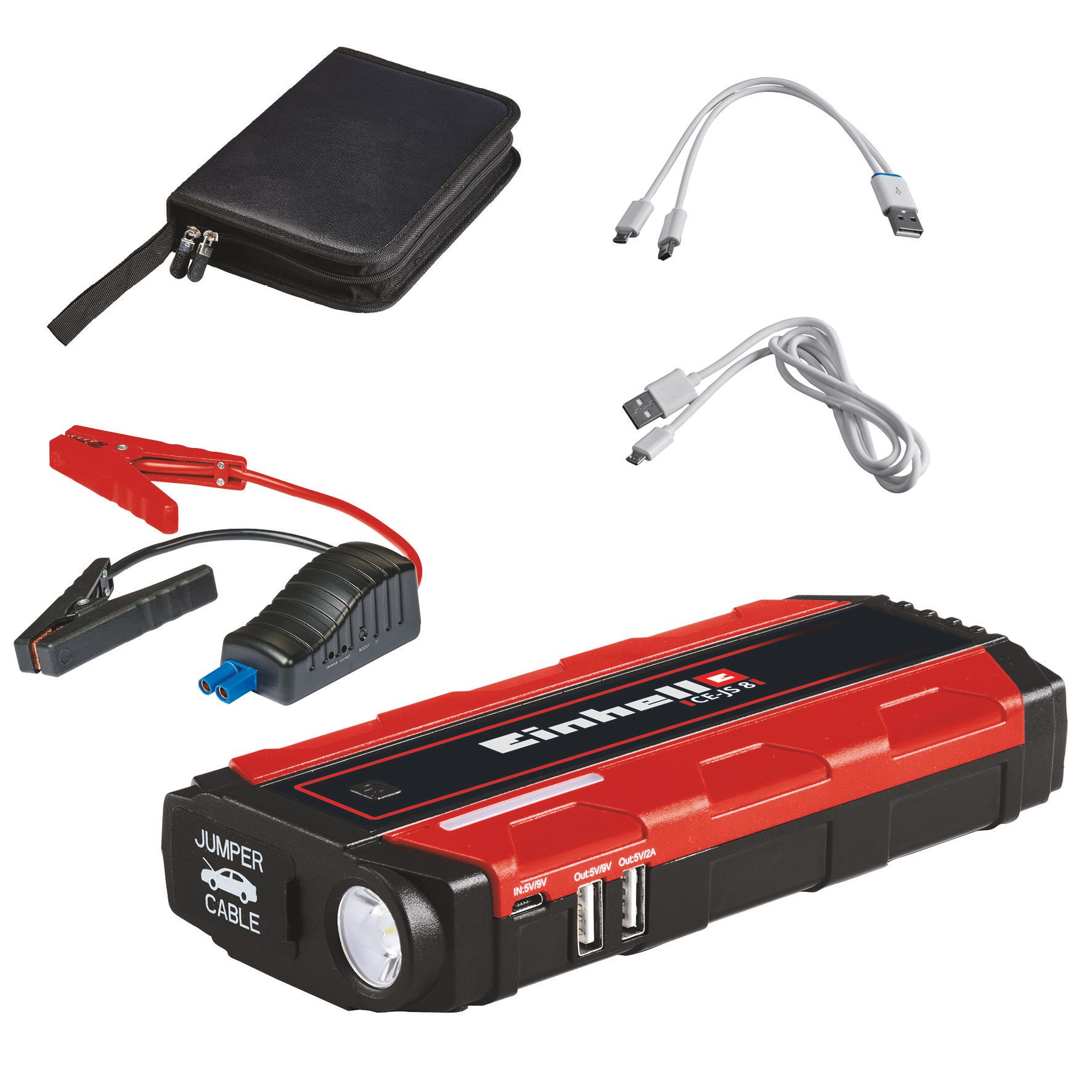 Einhell CE-JS 8/1 Jump Starter hordozható indításrásegítő és töltő termék fő termékképe