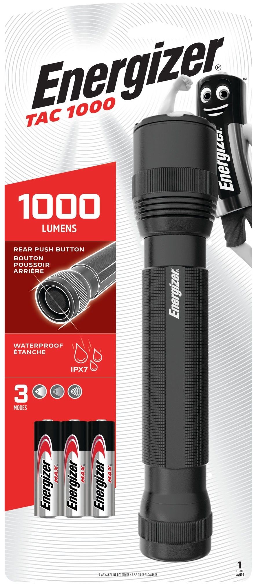 Energizer Taktikai Rúdlámpa Ultra 1000+ 6 x AA termék fő termékképe