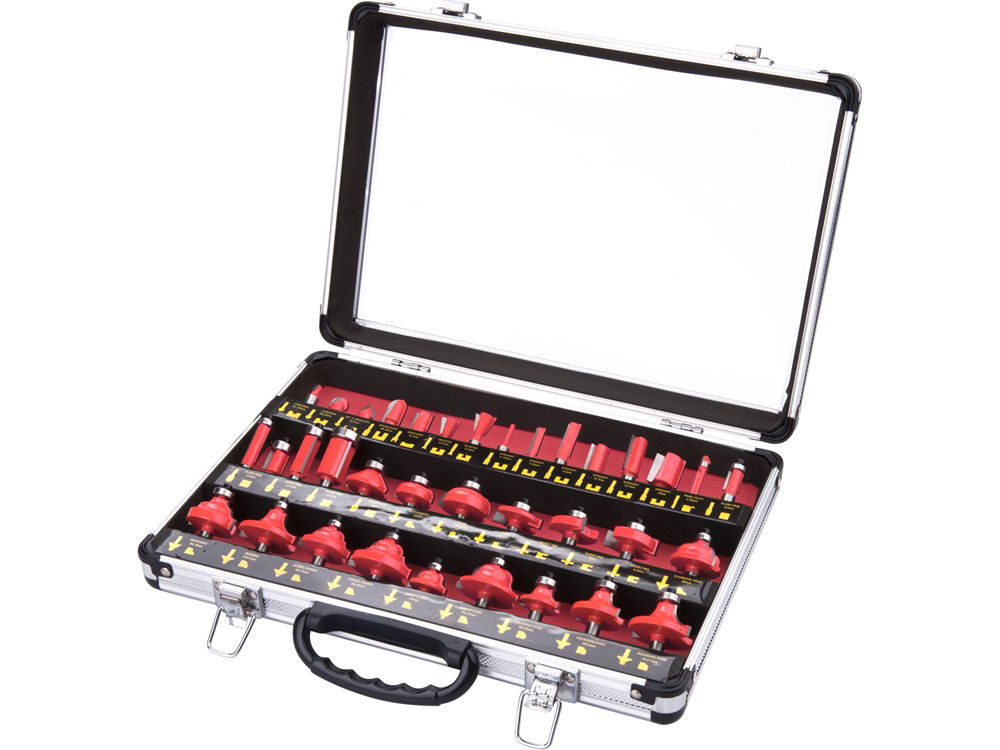 Extol Premium Felsőmaró klt.35db(alu kofferben)8mm-es termék fő termékképe