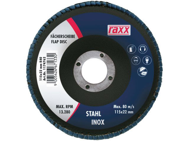 Raxx Legyezőtárcsa 115x22mm K120 1174766 termék fő termékképe