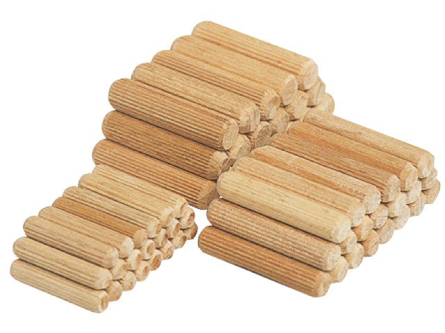 Wolfcraft Hosszú fa tipli, bordázott átm. 10x40 mm 30 db/cs 1054577 termék fő termékképe