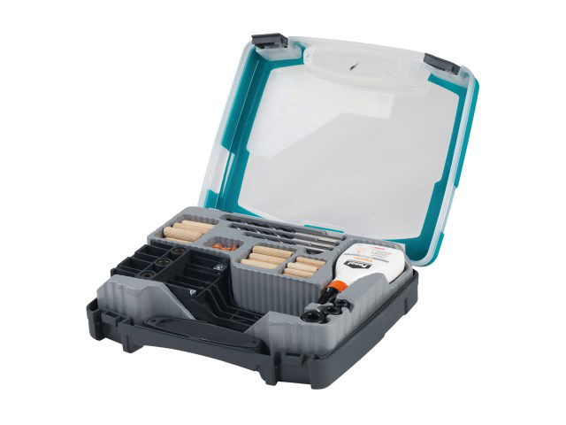 Wolfcraft Dűbelező készlet, univerzális 1155014 termék fő termékképe