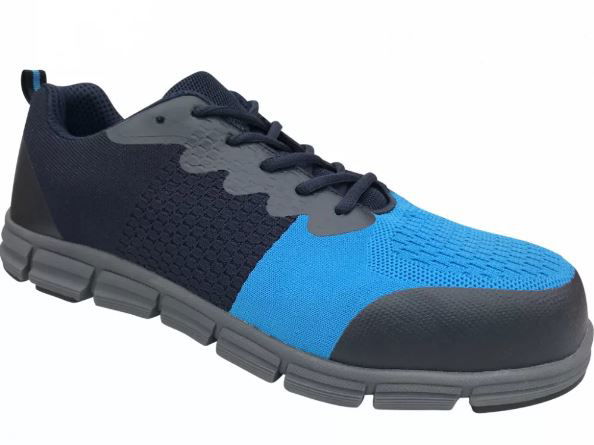 Fly-knit félcipő sötétkék-égkék S1P43 termék fő termékképe